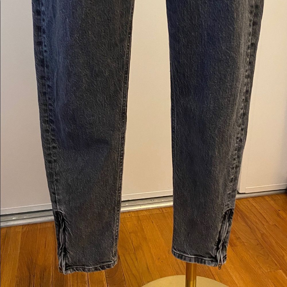 Reformation 80s Ultra High Yuma Ankle Zip Cigarette Jeans Pants Size 27 - Picture 4 of 13
